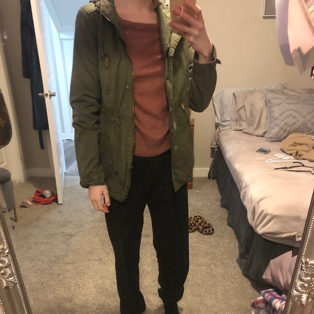 Army green jacket